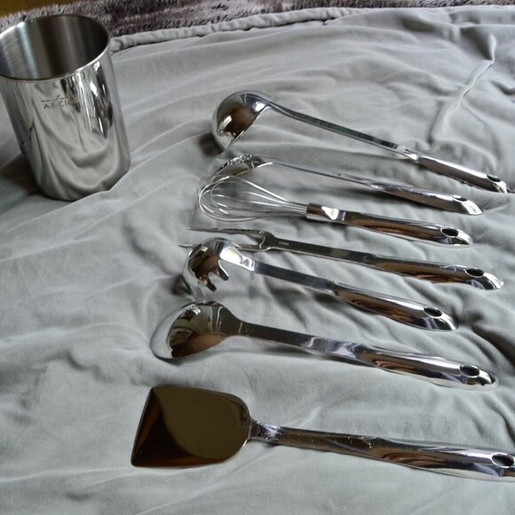 All-Clad Stainless Steel Kitchen Tool Set; 8 piece - Picture 13 of 15